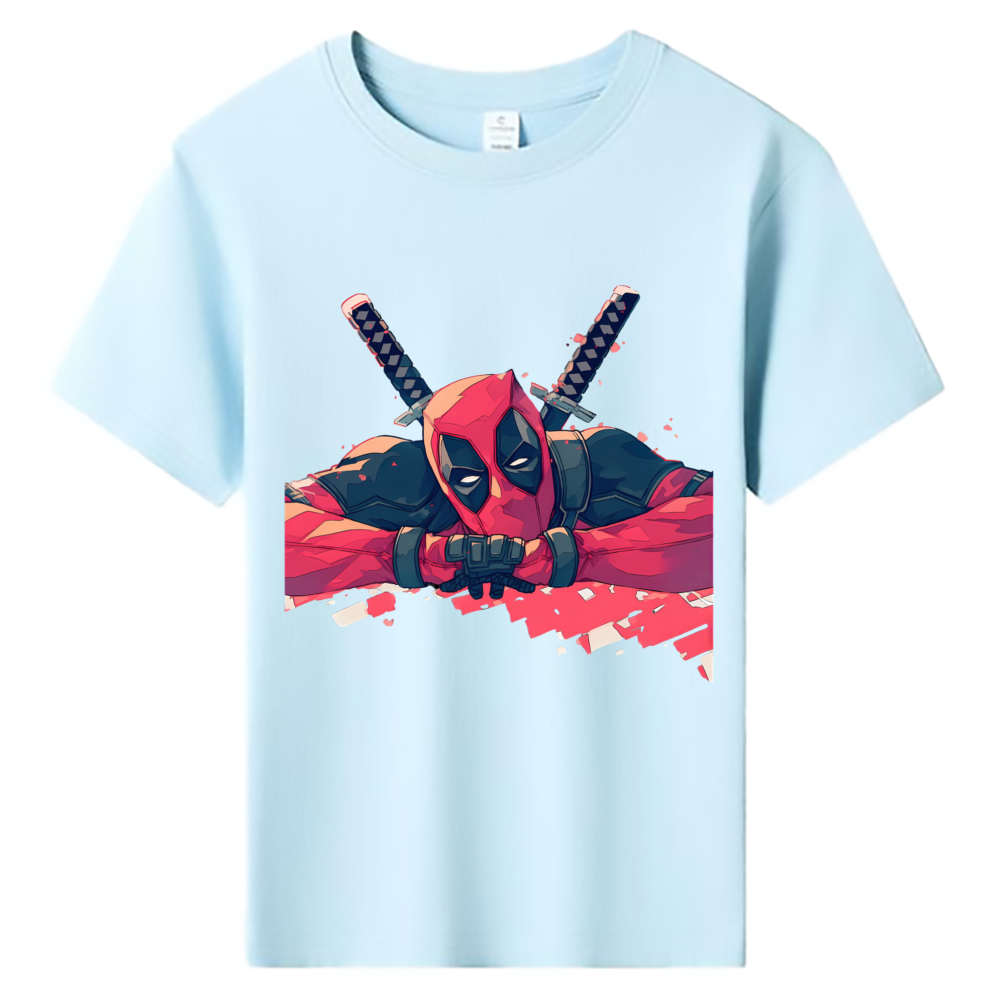 Deadpool デッドプール 綿100％キッズTシャツ（フロントプリント）